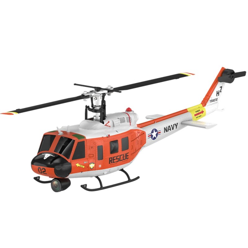 Eachine E190S UH-1 Huey GPS optinen virtaus TOF LiDAR pelastuskopteri kaksi harjatonta moottoria valmis lennolle