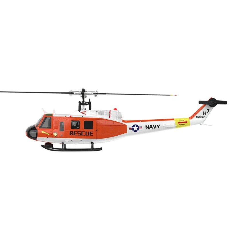 Eachine E190S UH-1 Huey GPS optinen virtaus TOF LiDAR pelastuskopteri kaksi harjatonta moottoria valmis lennolle