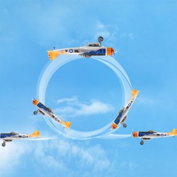 MO-FLY MF-A84 690 mm siipiväli EPP akrobatiakone 10-kanavainen 2.4G BNF/RTF-yhteensopiva