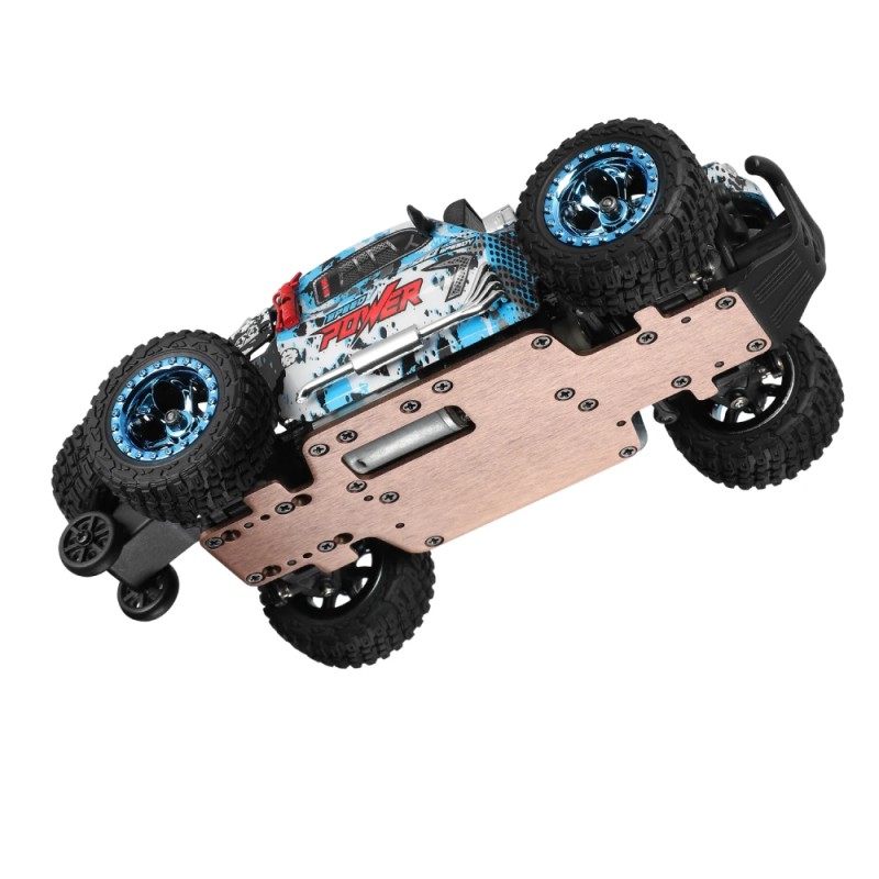 Wltoys 284161 radio-ohjattu 1/28 nelivetoinen maastoauto nopeus 30 km/h 2.4g led-valot täysin proportionaalinen ohjaus