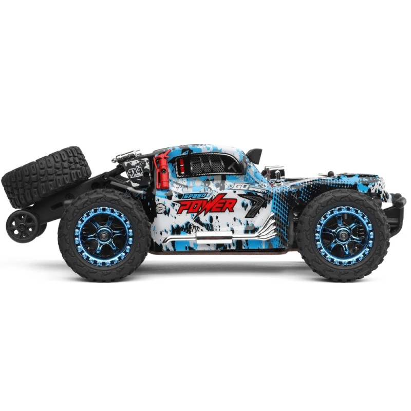 Wltoys 284161 radio-ohjattu 1/28 nelivetoinen maastoauto nopeus 30 km/h 2.4g led-valot täysin proportionaalinen ohjaus