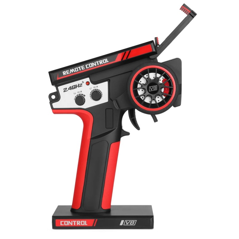 Wltoys 284161 radio-ohjattu 1/28 nelivetoinen maastoauto nopeus 30 km/h 2.4g led-valot täysin proportionaalinen ohjaus