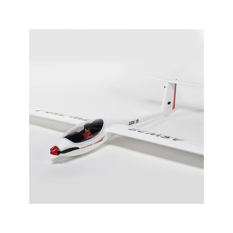 VolantexRC ASW28 V2 2540 mm sähköpurjelentokone pakkaus PNP-versio