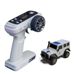 LDARC X43 1/43-skaalainen radio-ohjattava neliveto kalliokiipeilijä led-valoilla