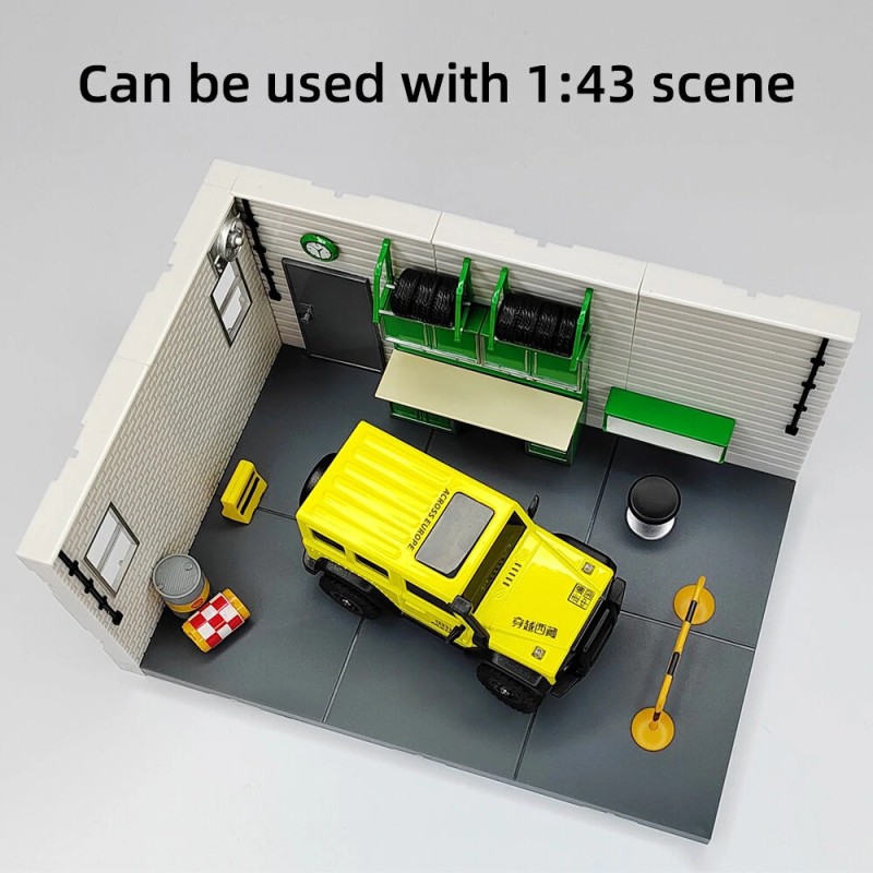 LDARC X43 1/43-skaalainen radio-ohjattava neliveto kalliokiipeilijä led-valoilla