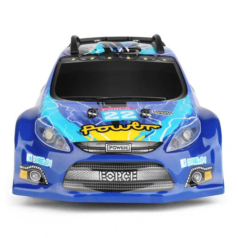 Wltoys 284010 1/28-mittakaavan radiolla ohjattava driftaava neliveto auto led-valoilla