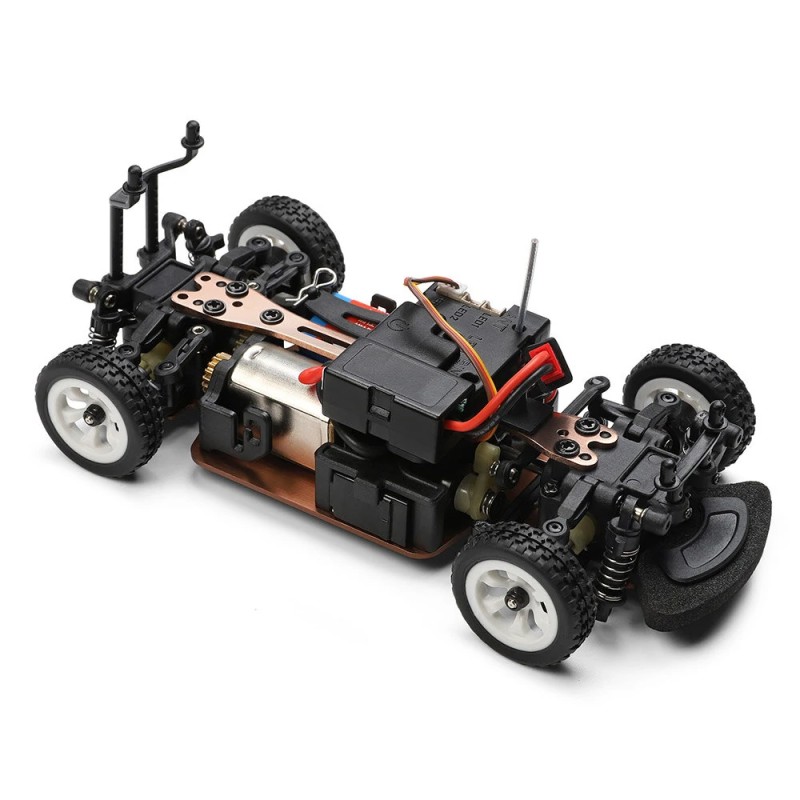 Wltoys 284010 1/28-mittakaavan radiolla ohjattava driftaava neliveto auto led-valoilla