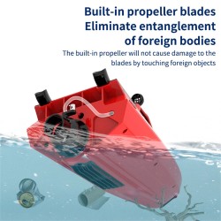 Radio-ohjattava TY XIN 2,4 GHz pikavene 30 km/h vedenpitävä LED-valoilla