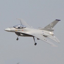 HOOKLL F16 Fighting Falcon 70 mm EDF EPO radio-ohjattava hävittäjä PNP