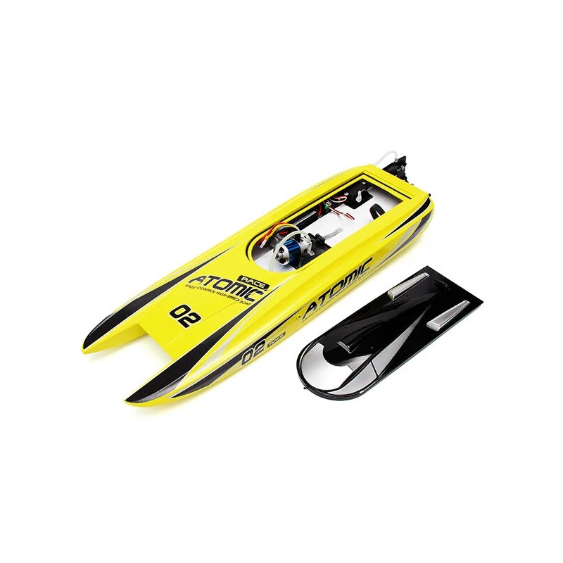 Volantex V792-4 ATOMIC 70 cm harjaton vesijäähdytteinen radiolla ohjattava vene 60 km/h valmis ajoon