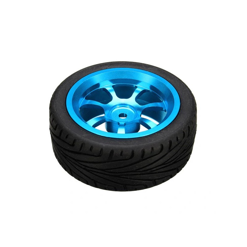 Neljä alumiinivannetta renkaineen radiolla ohjattaviin autoihin mittakaava 1/18 WLtoys A959-B A979-B A959 A969 A979 K929