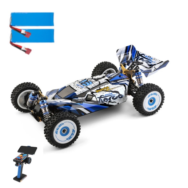 Wltoys 124017 harjaton V2 1/12 neliveto RTR 2.4G 70 km/h 2200mAh metallirunko