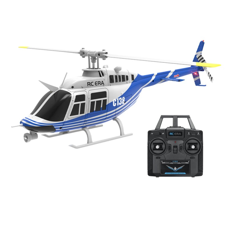 RC ERA C138 Bell 206 1:33-mittakaava 6-kanavainen 6-akselinen gyroskooppiohjattu helikopteri 2,4 GHz
