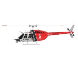 RC ERA C138 Bell 206 1:33-mittakaava 6-kanavainen 6-akselinen gyroskooppiohjattu helikopteri 2,4 GHz