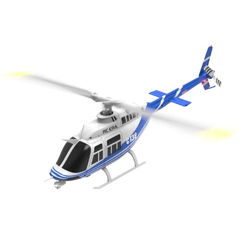 RC ERA C138 Bell 206 1:33-mittakaava 6-kanavainen 6-akselinen gyroskooppiohjattu helikopteri 2,4 GHz