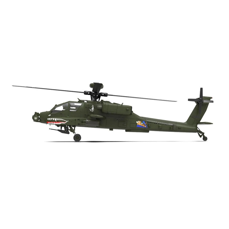 Eachine E250 AH-64 Apache 1:32 skaala RC-helikopteri kuusikanavainen 2,4 GHz 6-akselinen gyroskooppi