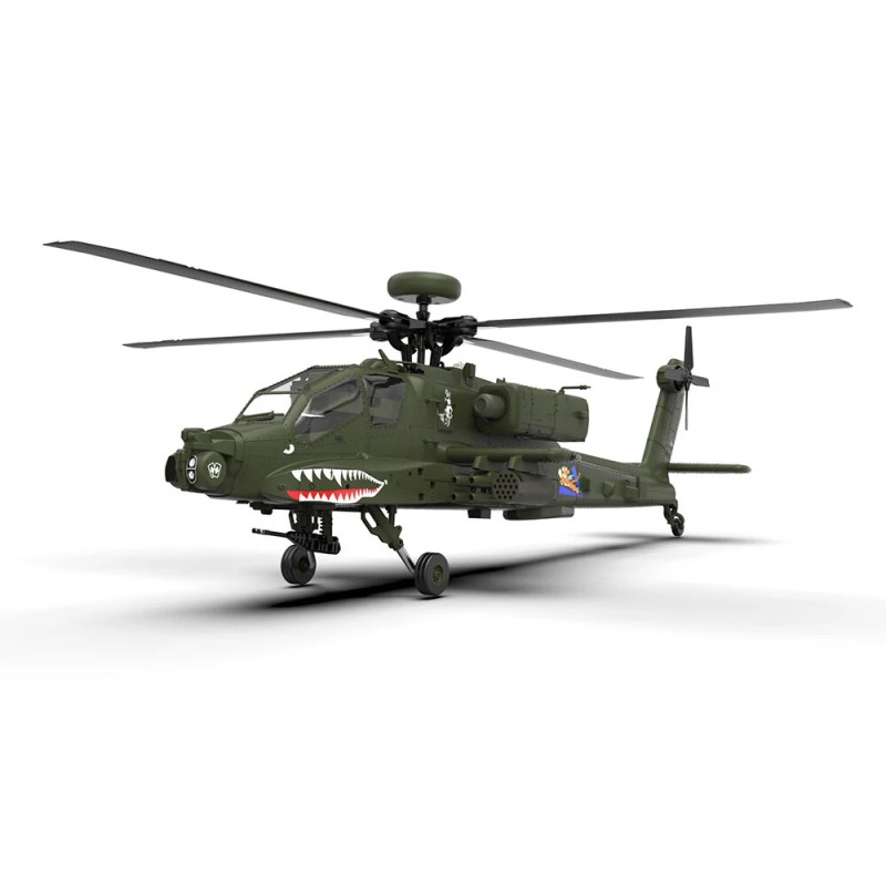 Eachine E250 AH-64 Apache 1:32 skaala RC-helikopteri kuusikanavainen 2,4 GHz 6-akselinen gyroskooppi