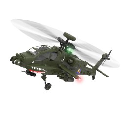 Eachine E250 AH-64 Apache 1:32 skaala RC-helikopteri kuusikanavainen 2,4 GHz 6-akselinen gyroskooppi