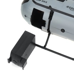 Eachine E120 radio-ohjattava helikopteri 2,4 GHz 4-kanavainen 6-akselinen gyroskooppi optinen virtauslokalisointi