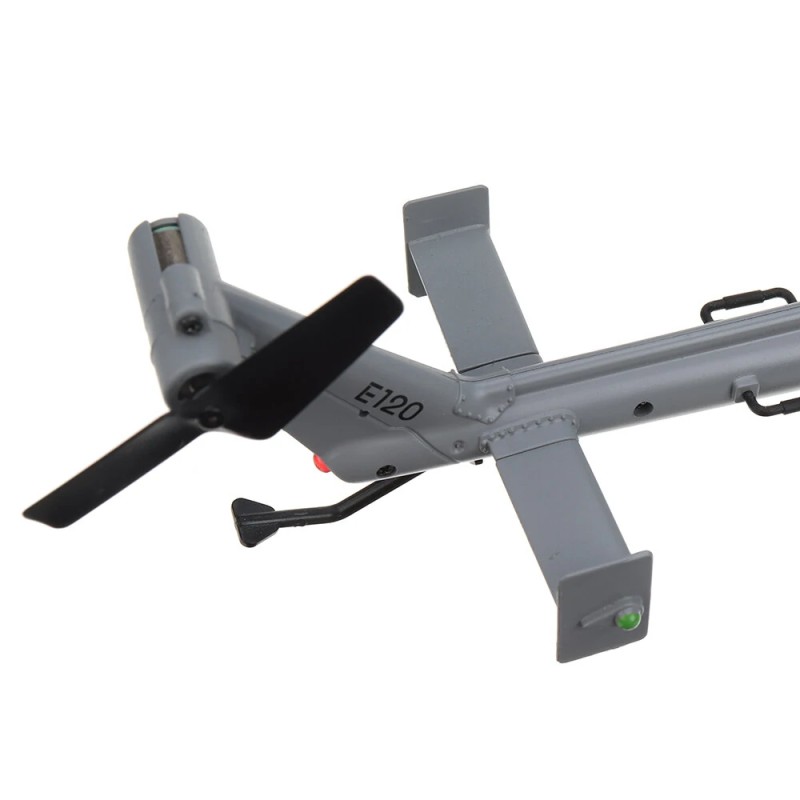Eachine E120 radio-ohjattava helikopteri 2,4 GHz 4-kanavainen 6-akselinen gyroskooppi optinen virtauslokalisointi