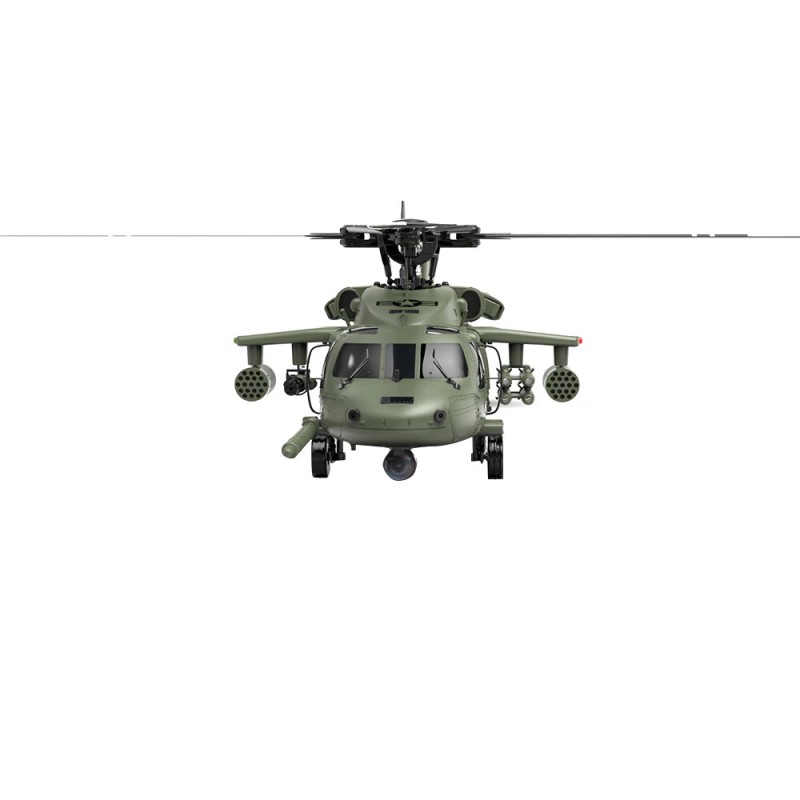 Eachine E200S UH-60 1:47-suhteinen radio-ohjattu helikopteri harjattomat moottorit 6-kanavainen 6-akselinen gyroskooppi 2,4GHz