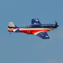 HOOKLL P51 Miss America 1200 mm siipiväli EPO kauko-ohjattava sotilaslentokone KIT/PNP