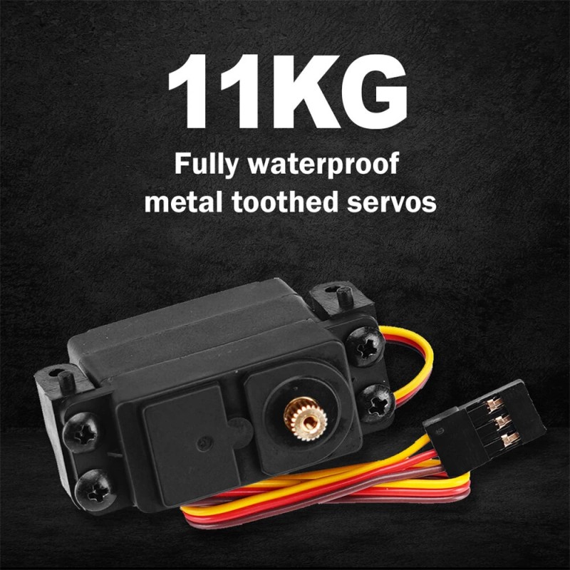 JIUSI MT14R 1/14 skaala valmis radio-ohjattava neliveto harjaton 80 km/h maastoauto metallinen alusta