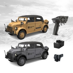 HG TRASPED HG4-51 1/18 radio-ohjattava Steyr 1500A nelivetoinen komentoajoneuvo LED-valoilla