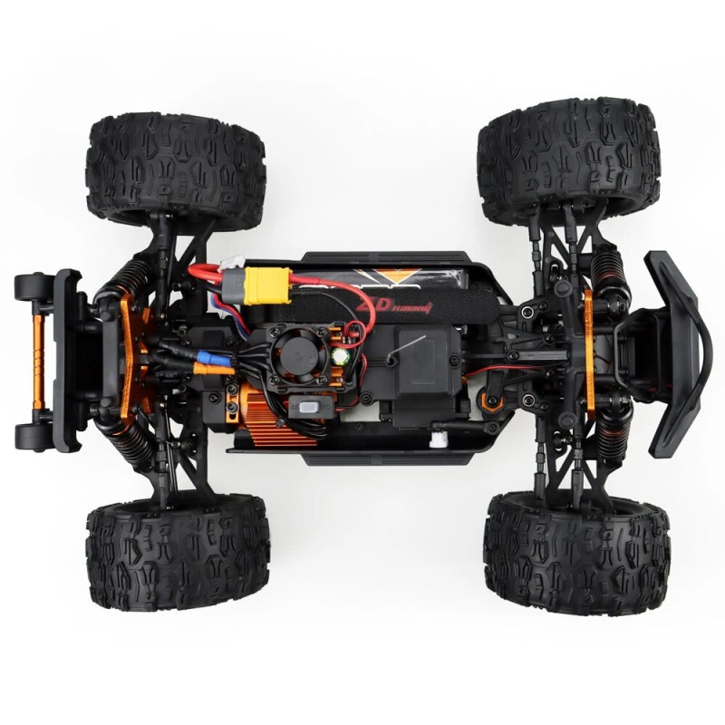 ZD Racing MT16 RTR 1/16 harjaton 80 km/h neliveto maastoauto alumiinipohjalla