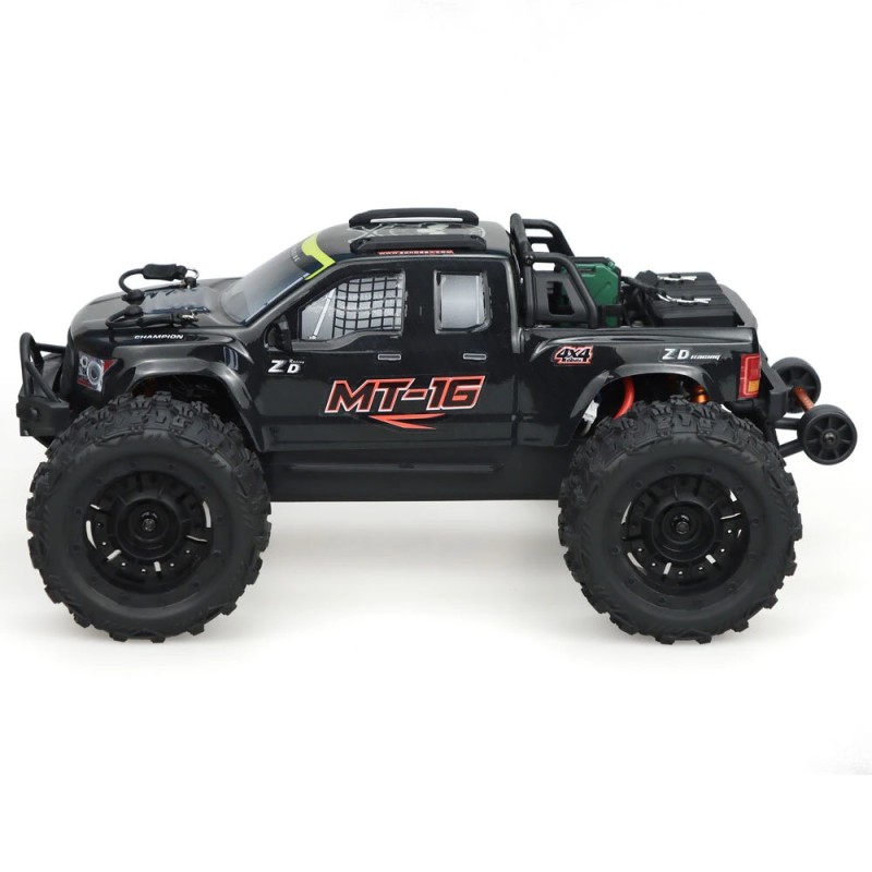 ZD Racing MT16 RTR 1/16 harjaton 80 km/h neliveto maastoauto alumiinipohjalla