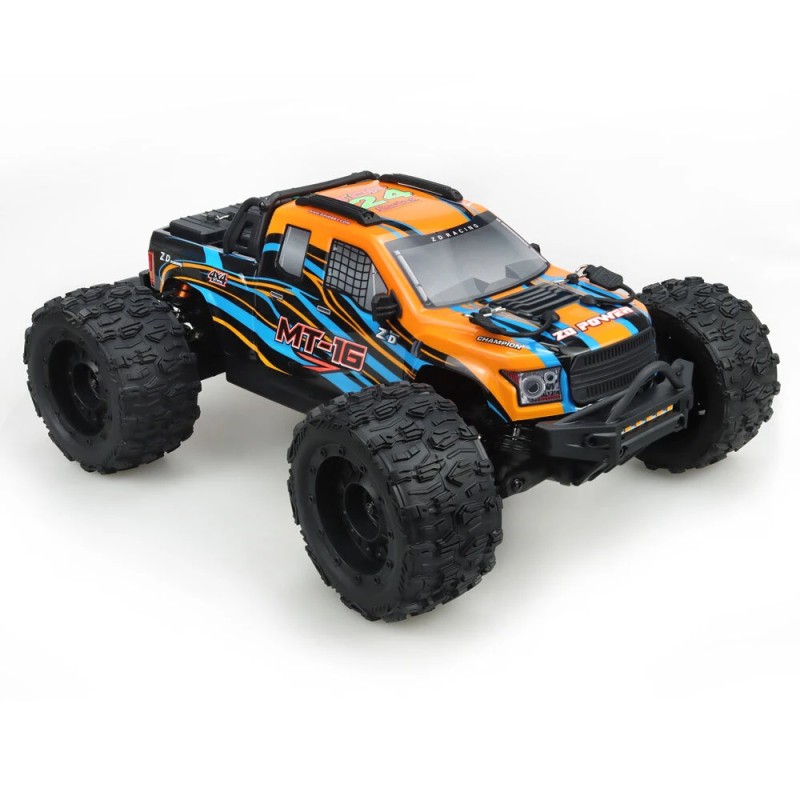 ZD Racing MT16 RTR 1/16 harjaton 80 km/h neliveto maastoauto alumiinipohjalla