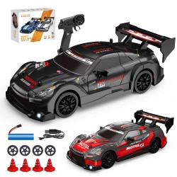 ENOZE 8601/8602 radio-ohjattava 1/24 drift-auto 2,4GHz neliveto 30 km/h LED-valot