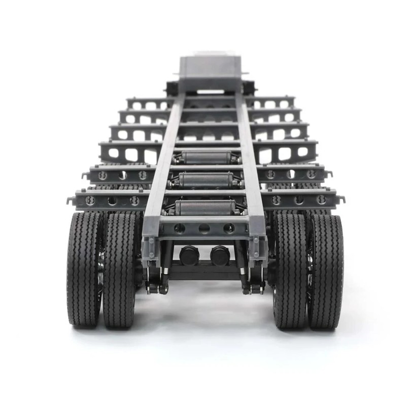 Orlandoo Hunter OH32N02 1/32 tee-se-itse kasaamaton valkoinen lavetti puoliperävaunu malli