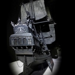 Black Pearl 2024 painos tee-se-itse puinen pienoismalli laivamallipakkaus käsin koottava 1/65
