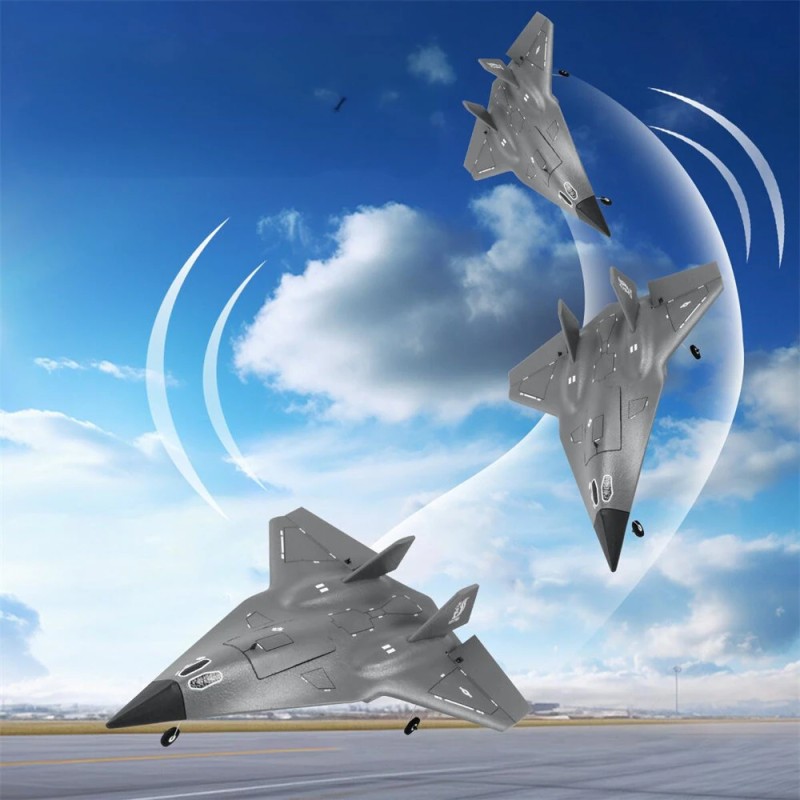 FlyBear FX9672 Darkstar 325 mm siipiväli 2,4 GHz nelikanavainen kuusiakselinen gyroskooppi EPP-vaahto RC-lentokone