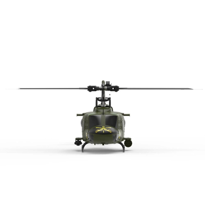 Eachine E190 skaalattu UH-1 Huey RC-helikopteri 1:34 2.4G 6CH optinen virtauspaikannus harjattomat moottorit