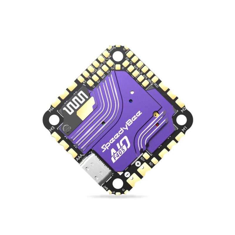 SpeedyBee F405 AIO 40A lennonohjain 5V 9V BEC 3 6S Betaflight ja INAVFlight tuettu