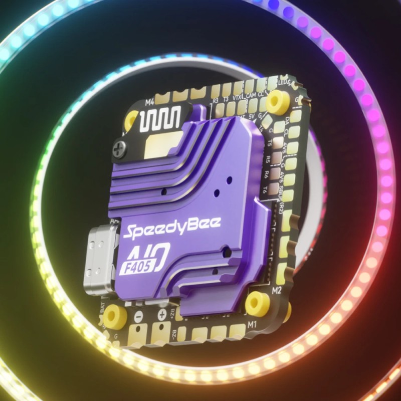 SpeedyBee F405 AIO 40A lennonohjain 5V/9V BEC 3-6S Betaflight ja INAVFlight tuettu