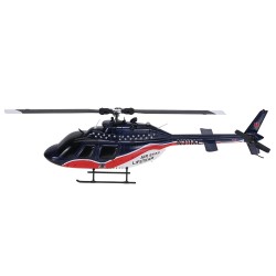 Eachine E186 skaalahelikopteri 1:27 Bell-206-tyyppi 2,4 GHz 6-kanavainen korkeudenhallinnalla optisella paikannuksella