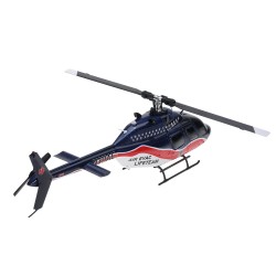 Eachine E186 skaalahelikopteri 1:27 Bell-206-tyyppi 2,4 GHz 6-kanavainen korkeudenhallinnalla optisella paikannuksella