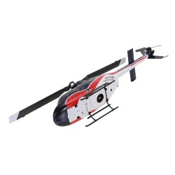 Eachine E186 skaalahelikopteri 1:27 Bell-206-tyyppi 2,4 GHz 6-kanavainen korkeudenhallinnalla optisella paikannuksella