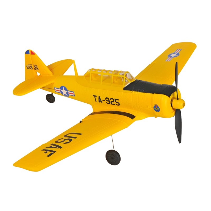 TOP RC AT-6 450 mm 4-kanavainen radio-ohjattava lentokone valmiiksi koottu aloittelijoille 6-akselinen gyroskooppi