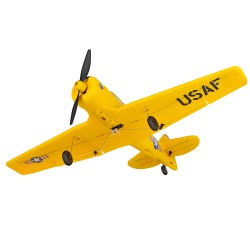 TOP RC AT-6 450 mm 4-kanavainen radio-ohjattava lentokone valmiiksi koottu aloittelijoille 6-akselinen gyroskooppi