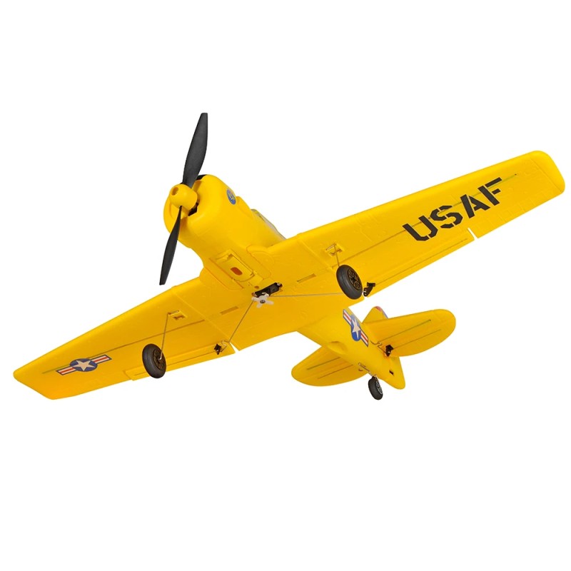 TOP RC AT-6 450 mm 4-kanavainen radio-ohjattava lentokone valmiiksi koottu aloittelijoille 6-akselinen gyroskooppi