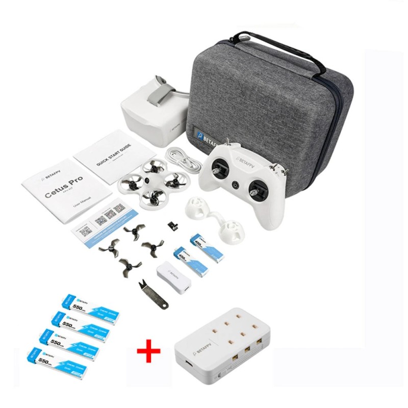 Betafpv Cetus Pro harjaton minikopteri RTF-paketti aloittelijoille LiteRadio2 SE VR02