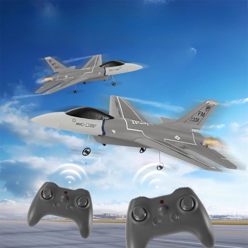 FX FX8823 F16 täysvalmis 2,4GHz:n 3-kanavainen 290mm:n siipiväli EPP-vaahto RC-hävittäjä