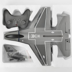 FX FX8823 F16 täysvalmis 2,4GHz:n 3-kanavainen 290mm:n siipiväli EPP-vaahto RC-hävittäjä