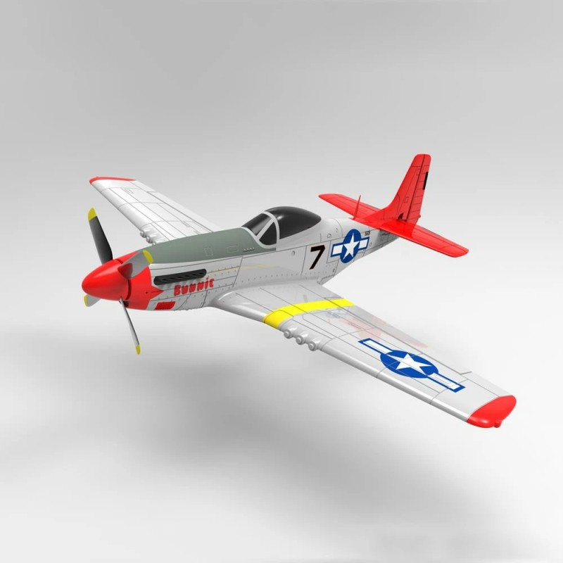 VolantexRC 768 1 Mustang P 51D radio ohjattava 750 mm siipivälillä valmis lennolle