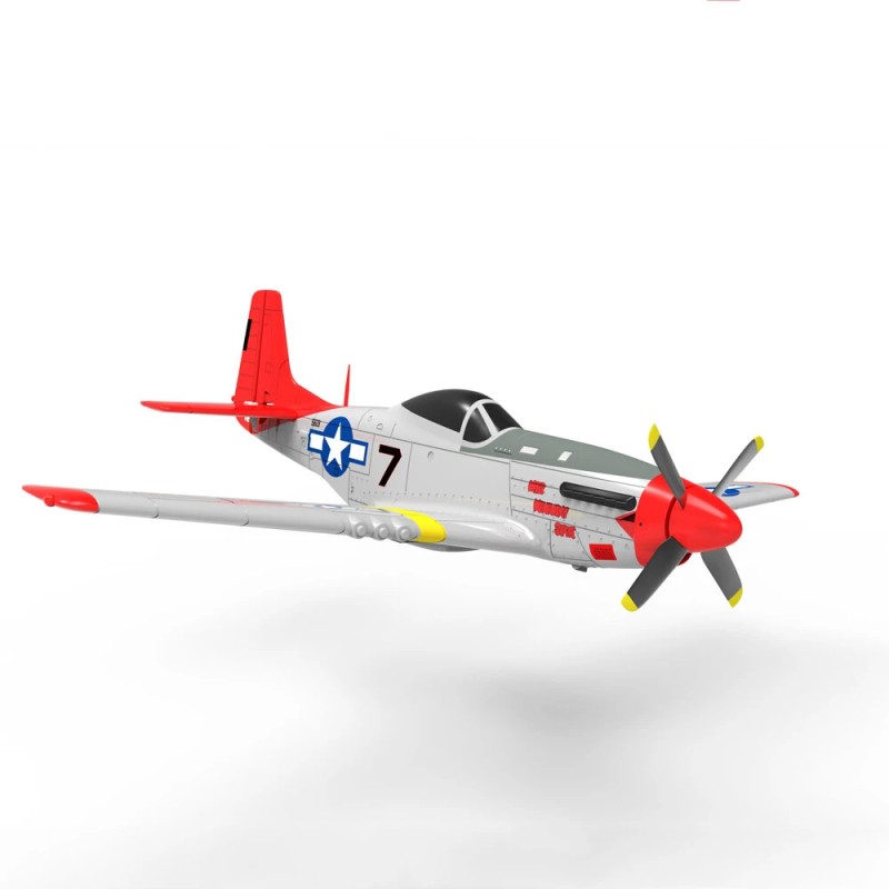 VolantexRC 768-1 Mustang P-51D radio-ohjattava 750 mm siipivälillä valmis lennolle