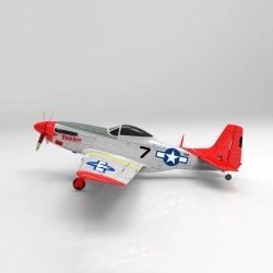 VolantexRC 768-1 Mustang P-51D radio-ohjattava 750 mm siipivälillä valmis lennolle
